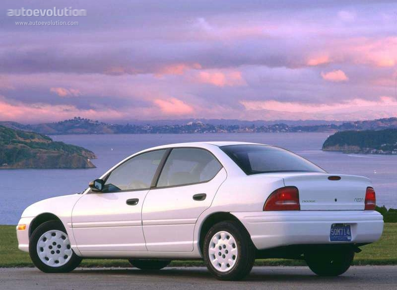 Neon rear end. I know this is a sedan. But looking for pictures of a Neon is like looking for stock photos. There’s a ton out there, but all of them are just slightly wrong for what you need. Photo from autoevolution.com